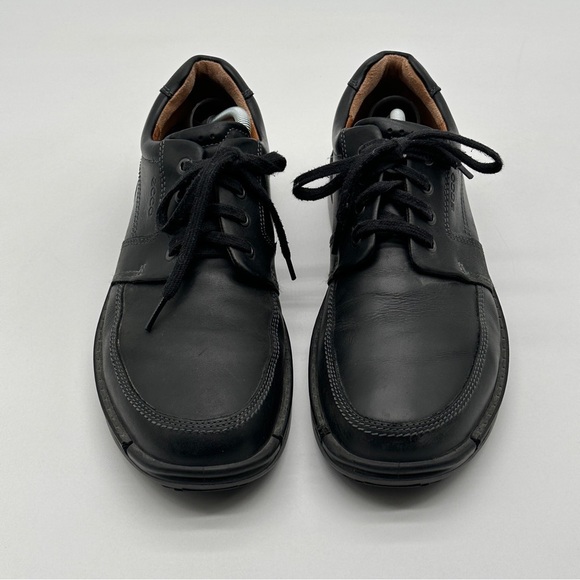 ECCO‎ MEN’S FUSION II TIE Casual Shoe BLACK LEATHER Size 10M